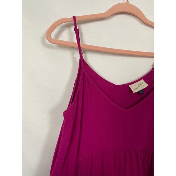 Universal Thread Women Magenta Slip MIDI Dress Adjustable Strap Size M - Picture 5 of 7